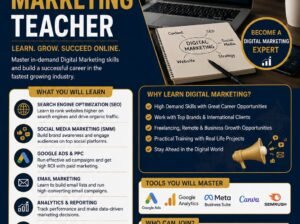 Digital marketing teacher in karachi pakistan