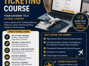 Airticketing course in karachi lahore pakistan