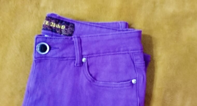 Stylish Purple Unisex Skinny Jean