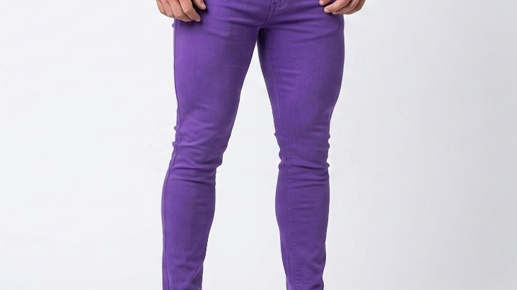 Stylish Purple Unisex Skinny Jean