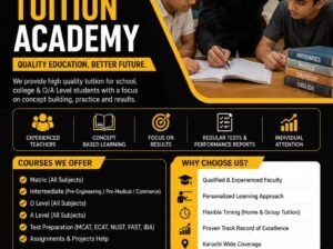 tutor academy in karachi