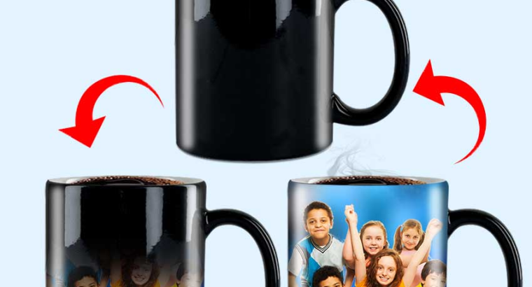 Magic Color Changing Mug – Personalized Photo Heat Reveal Mug | Custom Gift