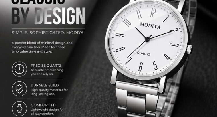 MODIYA Luxury Minimalist Men’s Wrist Wat...