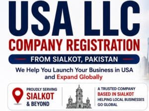 USA LLC Company Registration from Sialkot