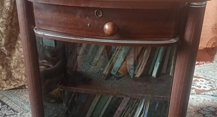 Brown TV Trolley with Glass Door | Good Condition