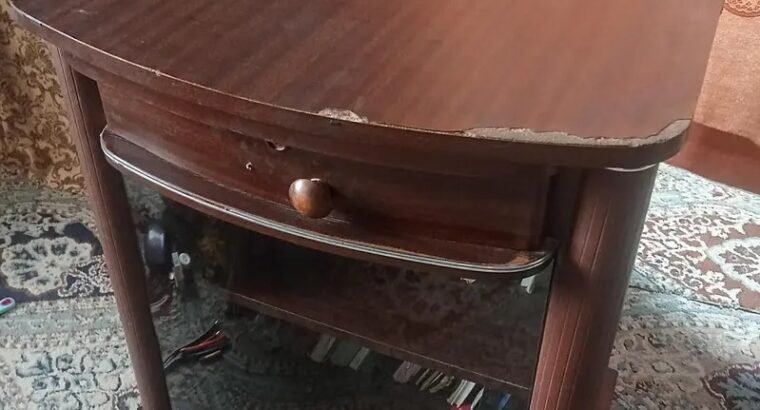 Brown TV Trolley with Glass Door | Good Condition
