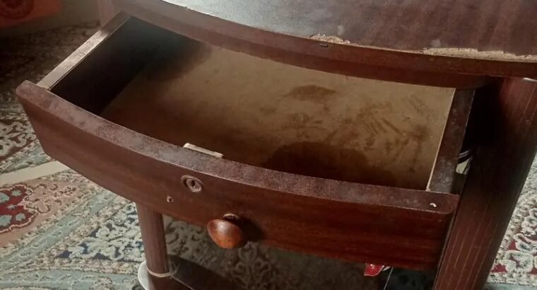 Brown TV Trolley with Glass Door | Good Condition