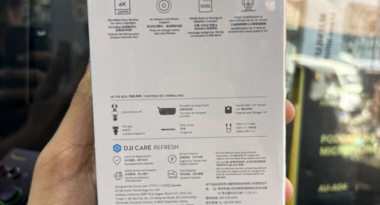 Dji pocket 4P | Box Pack Stock Available | with warranty