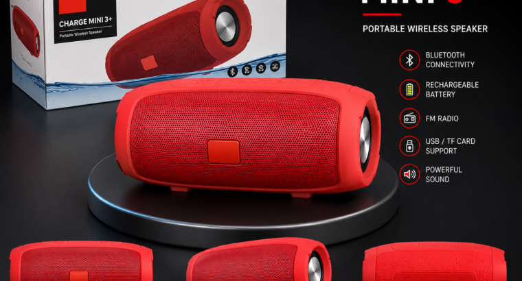 Charge Mini 3+ Portable Wireless Speaker