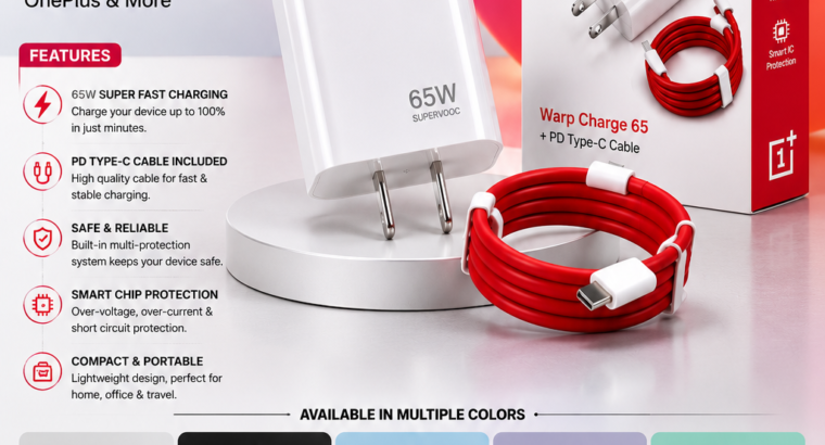 OnePlus Original Style 65W SuperVOOC / W...