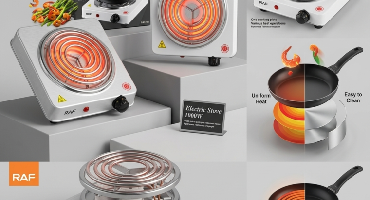 ⚡ RAF Electric Stove 1000W – Model R.801