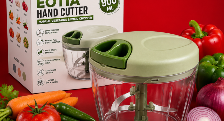 🥗 Eotia Hand Cutter – 900ML Manual Vegetable ...