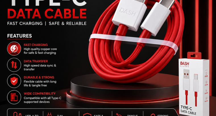 DASH Charge 💯 Type-C Data Cable