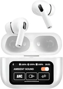 🎧 Premium Smart AirPods – ANC + Ambient Sound + Digital Display! 🔥