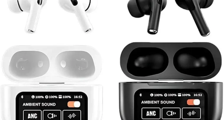 🎧 Premium Smart AirPods – ANC + Ambient Sound + Digital Display! 🔥