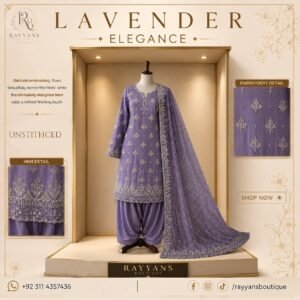 Embroided chiffon