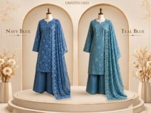 Embroided chiffon