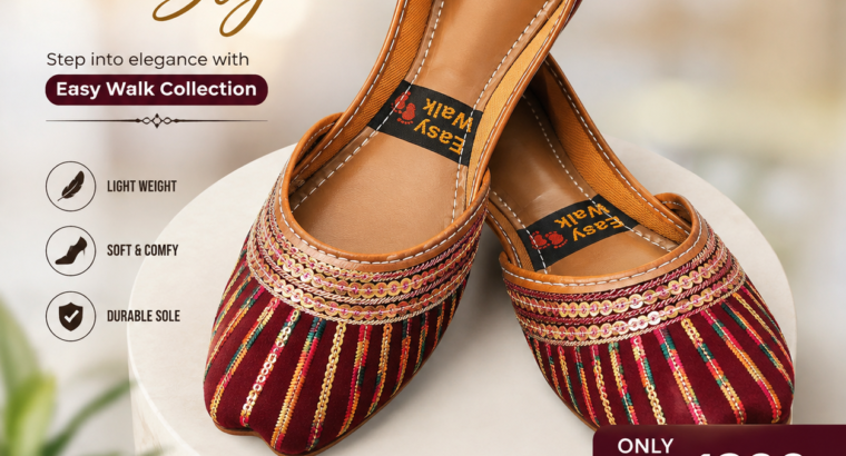 Premium Embroidered Khussa for Women | E...