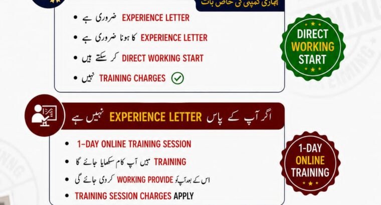 Online jobs available