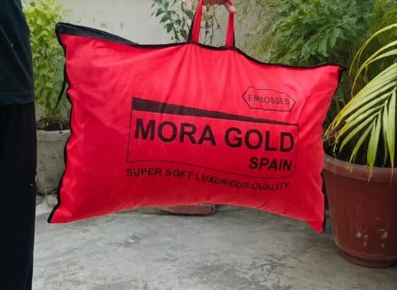 1 KG Mora Spain Gold Pillow | Soft and Premium Quality