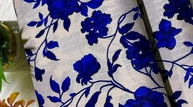 2 pcs unstitched cotton dress