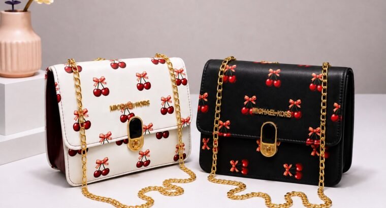 Premium Cherry Print Handbag
