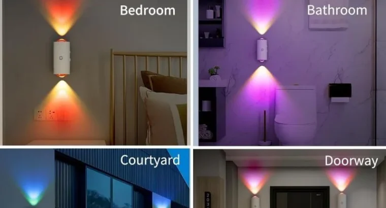 RGB LED Night Light with Motion Sensor