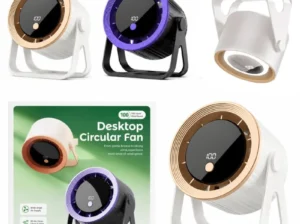 Desktop Circular Rechargeable Fan