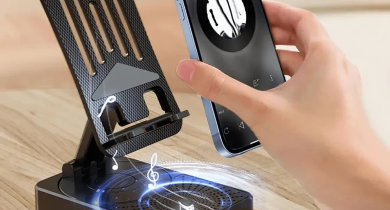 Bluetooth Speaker Mobile Phone Holder