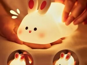 Noor Mart Cute Bunny Silicone Night Lamp
