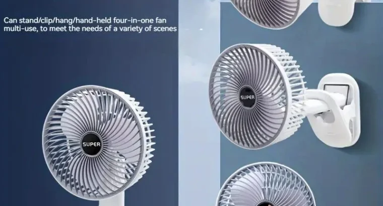 Noor MartRechargeable 3-in-1 Clip Fan