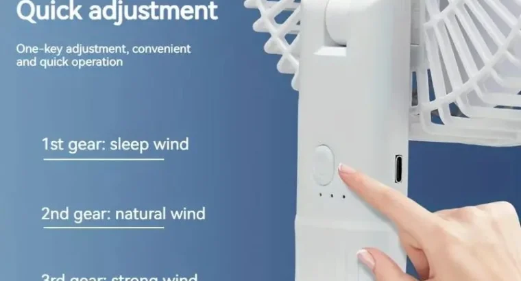 Noor MartRechargeable 3-in-1 Clip Fan