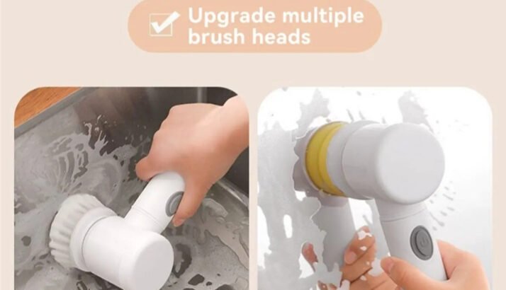 Noor Mart 5-in-1 Rechargeable Magic Brush