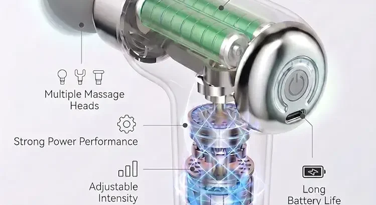 MartMulticolor ABS Plastic Massager Gun