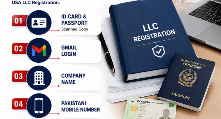 USA LLC Company Registration from Sialkot