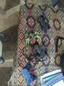 PS3 Console Not Working + 4 Controllers + Cables – PKR 3,000