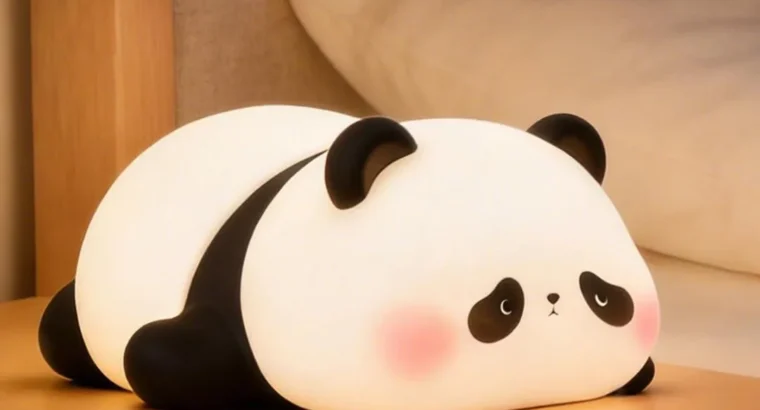 Rechargeable Panda Lamp for Bedroom & St...