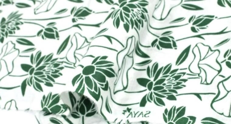 Premium Lawn Suit Green Floral 14 August...