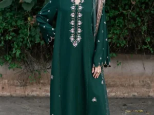3 Pcs Women’s Unstitched Embroidered Suit