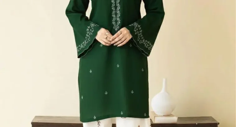 2 Pcs Women’s Unstitched Embroidered Sui...