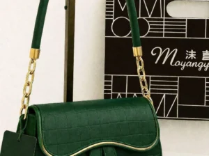 Green Kelly Green Shoulder Bag for Girls