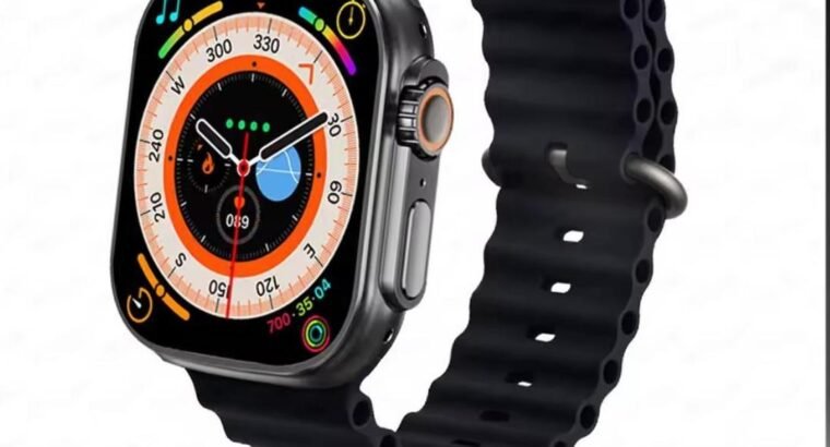 T10 Ultra 2 Smart Watch Orange Silicone Bluetooth 5 Fitness Tracker