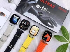 T10 Ultra 2 Smart Watch Orange Silicone Bluetooth 5 Fitness Tracker