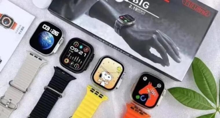 T10 Ultra 2 Smart Watch Orange Silicone ...