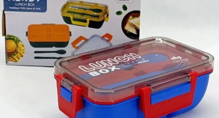 Multicolor BPA-FREE Lunch Box for Kids & Adults
