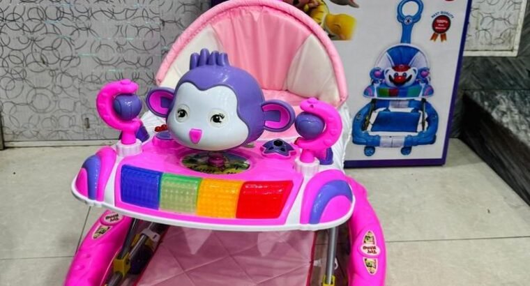 Baby Walker with Music and Toys | Adjustable Height | Safe and Comfortable