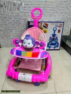Baby Walker with Music and Toys | Adjustable Height | Safe and Comfortable