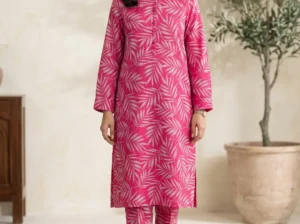 2 Pcs Women’s Unstitched Printed Suit