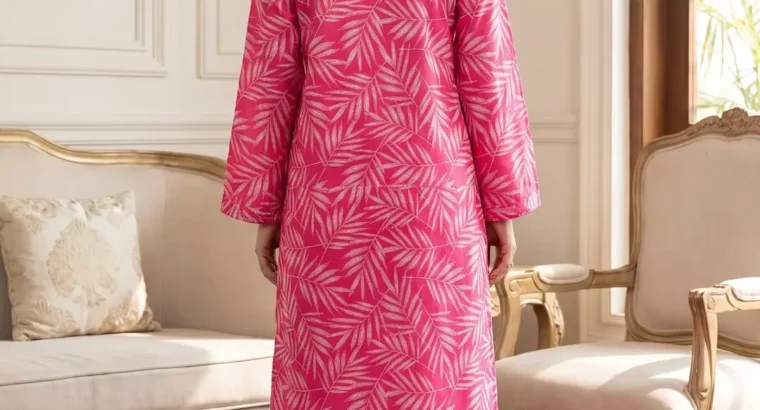 2 Pcs Women’s Unstitched Printed Suit