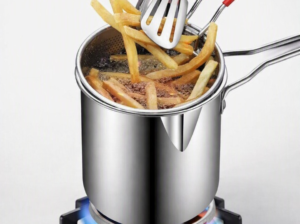 deep frying pot stainless steel